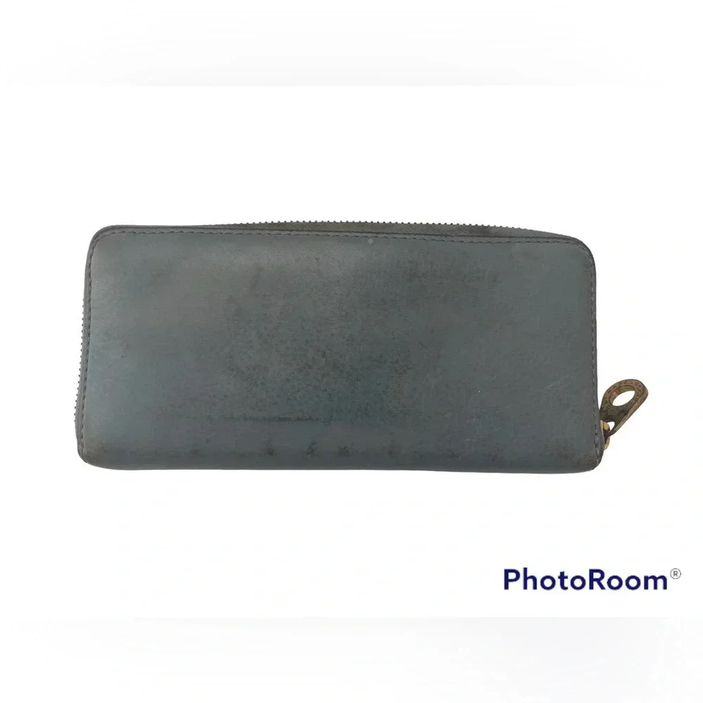 Marc By Marc Jacobs Blue Marc Leather Wallet